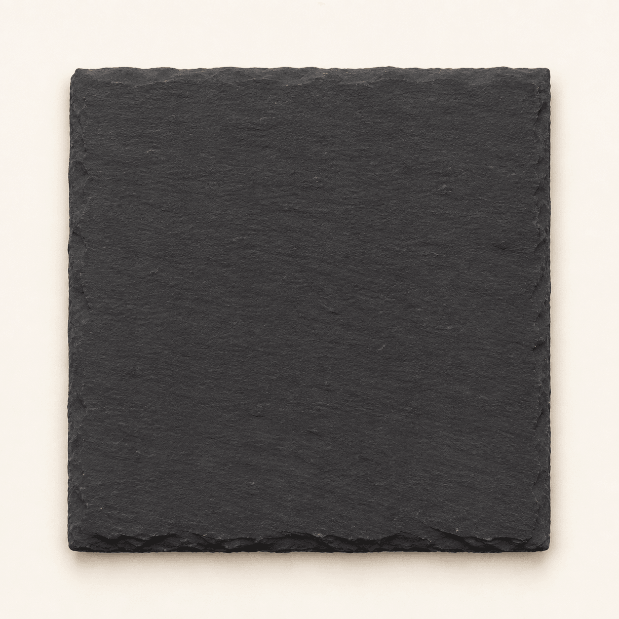 Prázdný čtvercový břidlicový podtácek 10 × 10 cm pro náhled personalizace